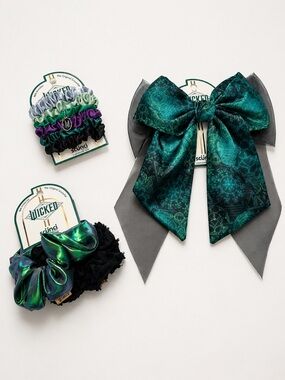 3pc Green Wicked Hair Accessories Bundle